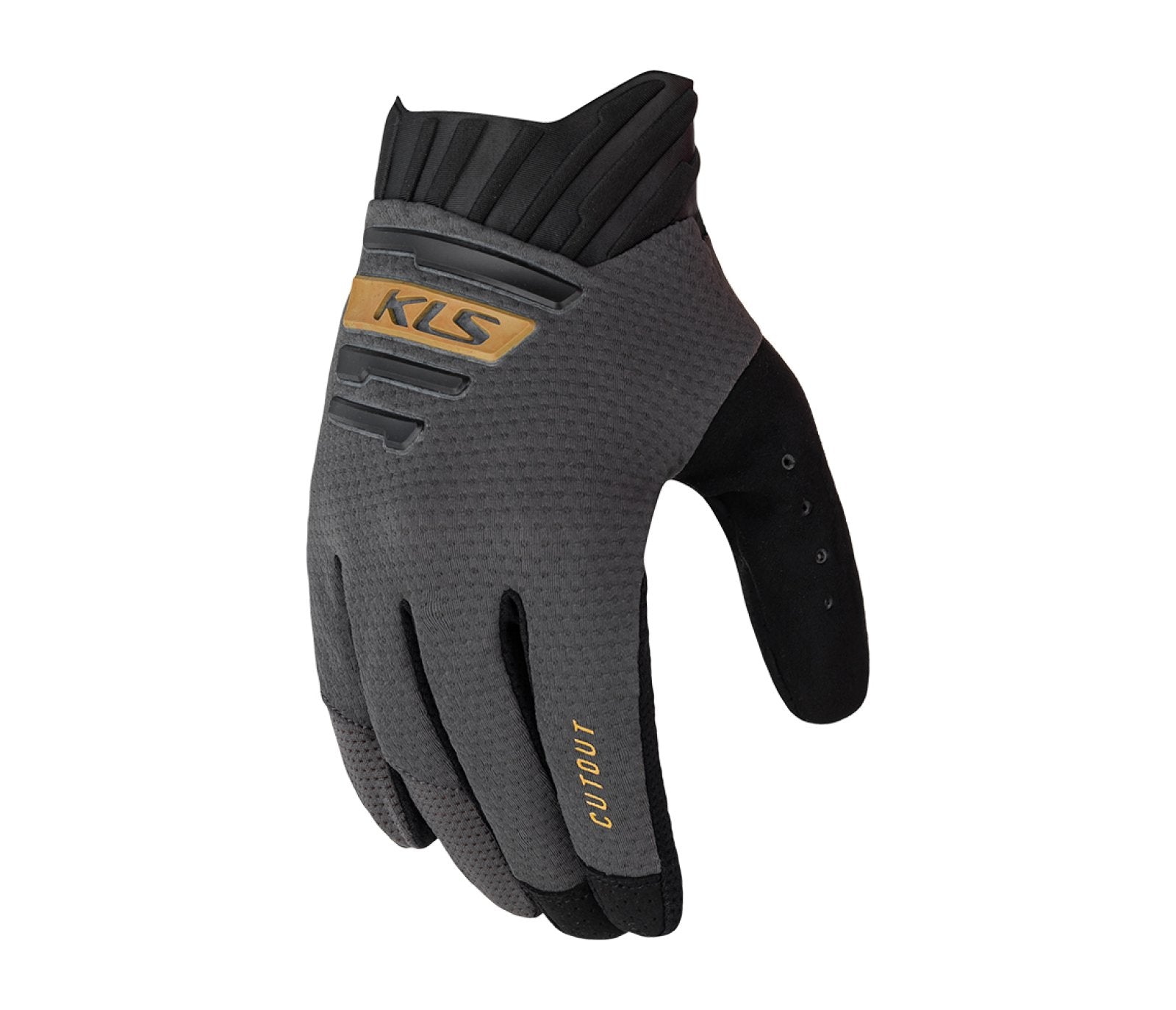 KLS Rękawice Cutout long antracyt XL