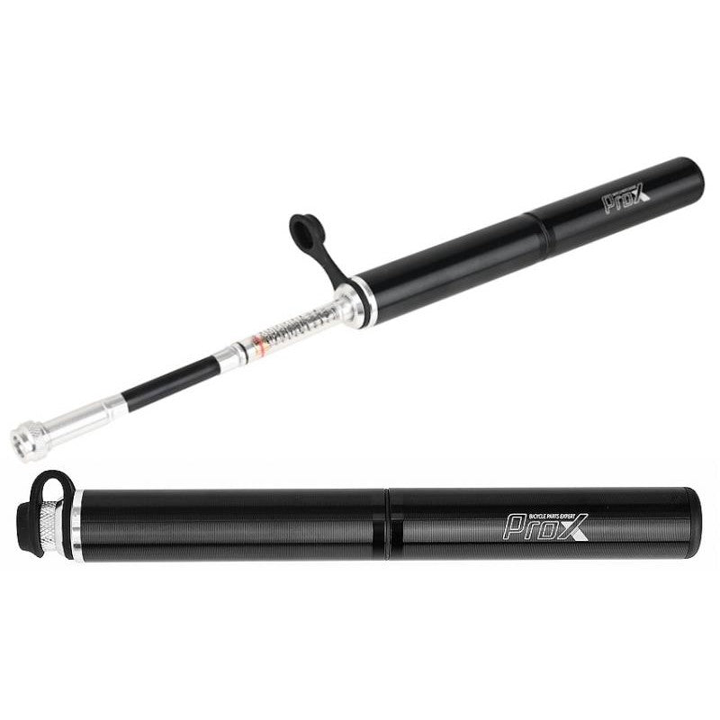 POMPKA PROX FEN MINI ALU WĘŻYK MANOMETR CZARNA AV/FV