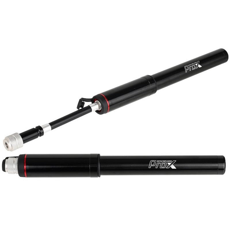 POMPKA PROX FEN II MINI ALU WĘŻYK, MANOMETR, CZARNA AV/FV