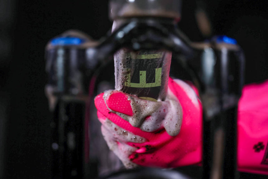 Mucc-off deep scrubber rękawice różowy, rozmiar L