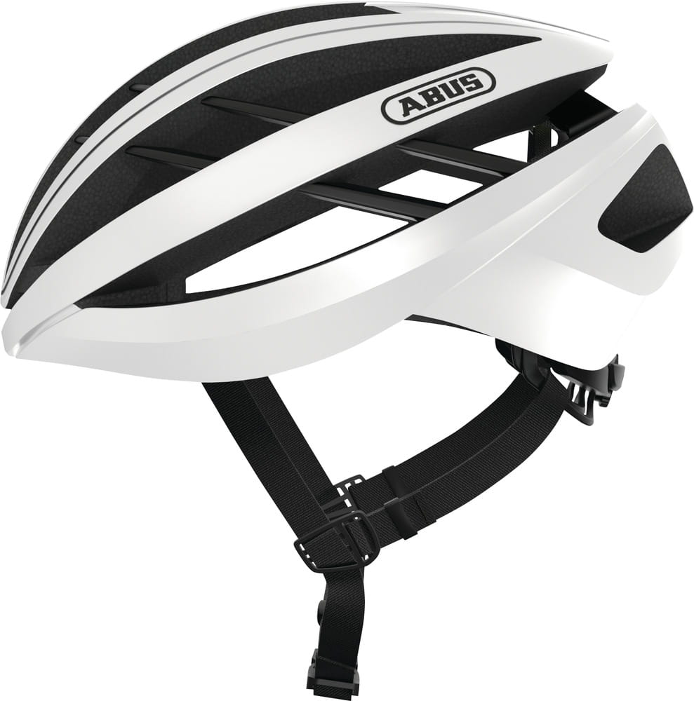 Kask rowerowy ABUS AVENTOR polar white, biały rozmiar M 54-58cm