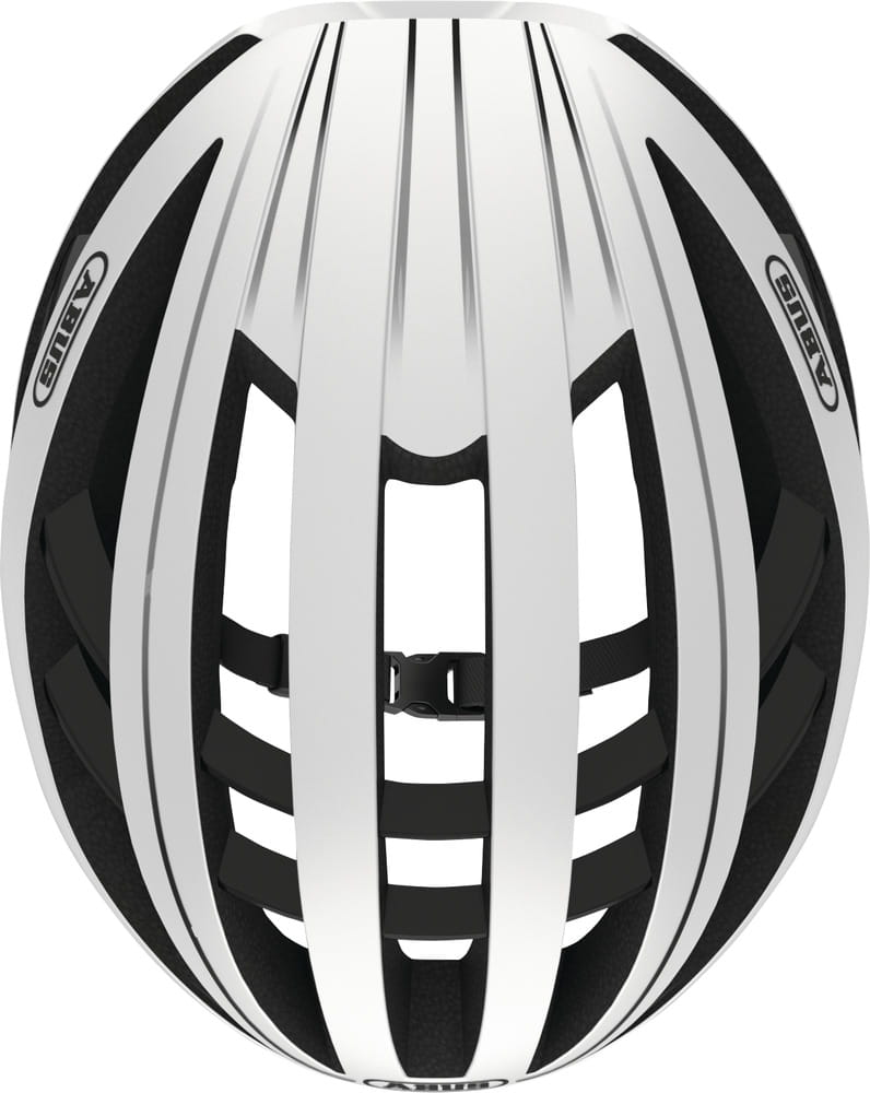 Kask rowerowy ABUS AVENTOR polar white, biały rozmiar M 54-58cm