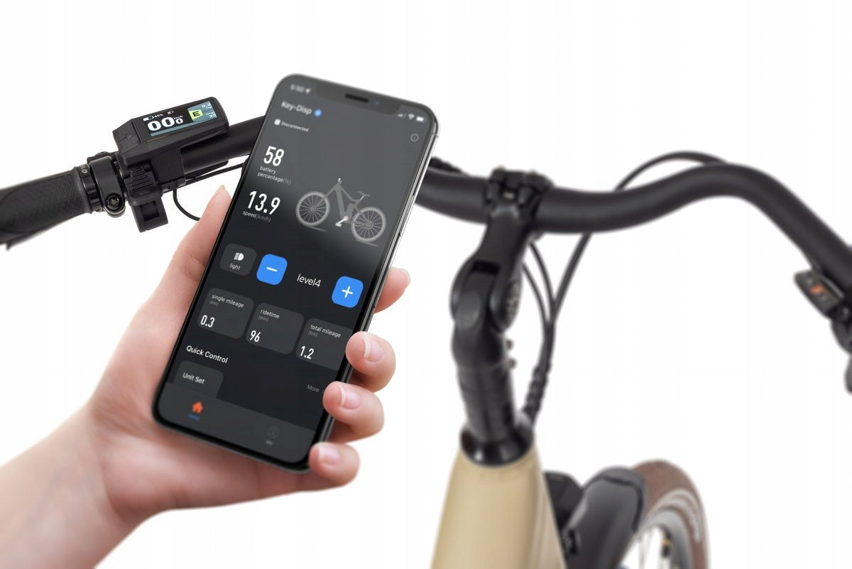 Rower elektryczny Ecobike X-City Cappuccino rama 17" koło 28" bateria 14,5 Ah