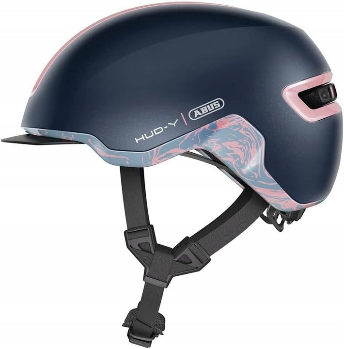 Kask rowerowy ABUS HUD-Y midnight blue roz. L (57-61cm)