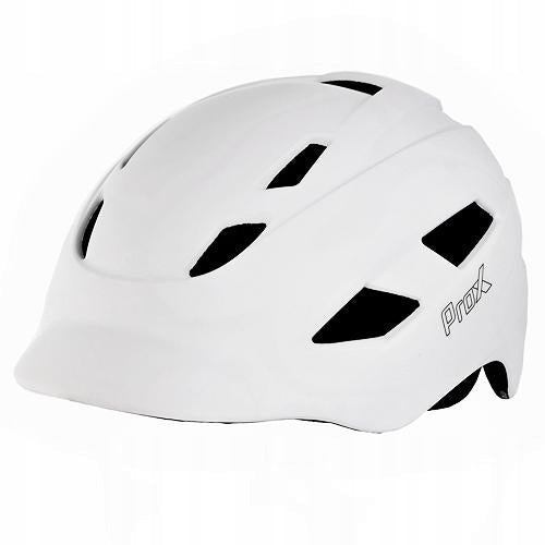 Kask Prox Town Led Biały Mat - Medium (M)