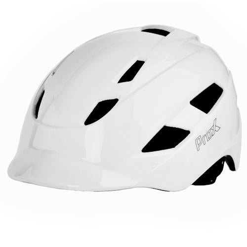 Kask Prox Town Led Biały Połysk - Medium (M)