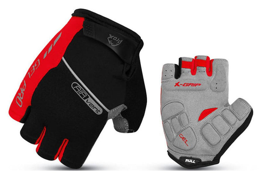 RĘKAWICZKI PROX KRÓTKIE SELECTED CZERWONE S GEL PRO, AIR