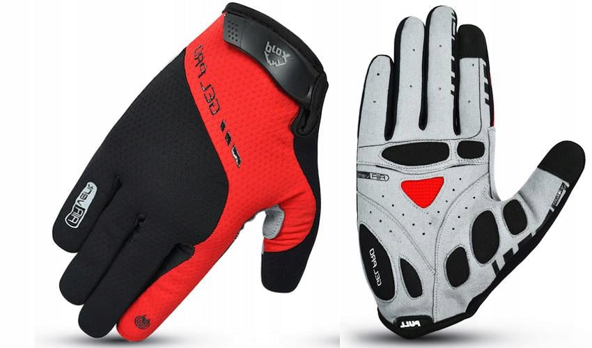 RĘKAWICZKI PROX DŁUGIE SUPREME CZERWONE XXL GEL PRO