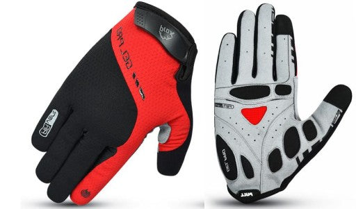 RĘKAWICZKI PROX DŁUGIE SUPREME CZERWONE M GEL PRO