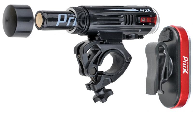 Zestaw lamp Prox Crater Set 880Lm + Iris 50lm USB