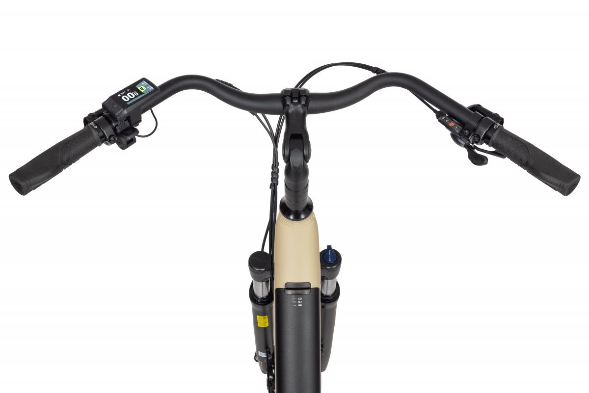 Rower elektryczny Ecobike X-City Cappuccino rama 17" koło 28" bateria 14,5 Ah