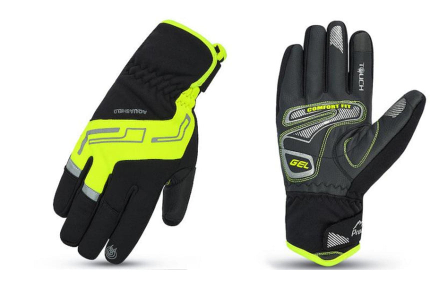 RĘKAWICZKI PROX DŁUGIE PERFORMANCE CZARNO / LIMONKOWE S