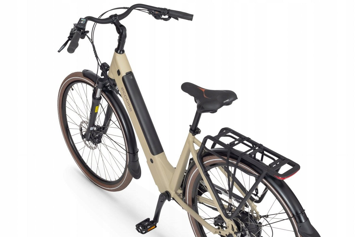 Rower elektryczny Ecobike X-City Cappuccino rama 17" koło 28" bateria 14,5 Ah