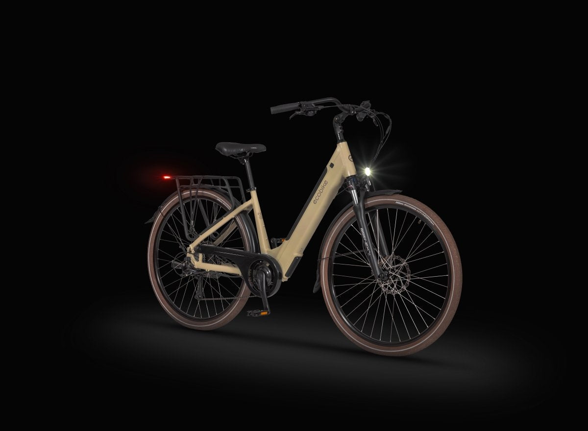 Rower elektryczny Ecobike X-City Cappuccino rama 17" koło 28" bateria 14,5 Ah