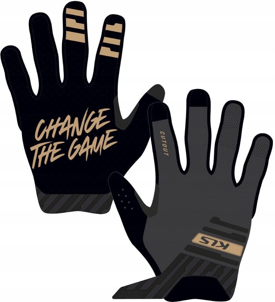 KLS Rękawice Cutout long antracyt XL