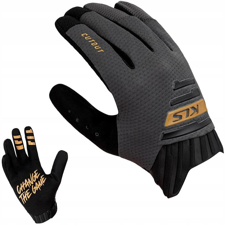 KLS Rękawice Cutout long antracyt L