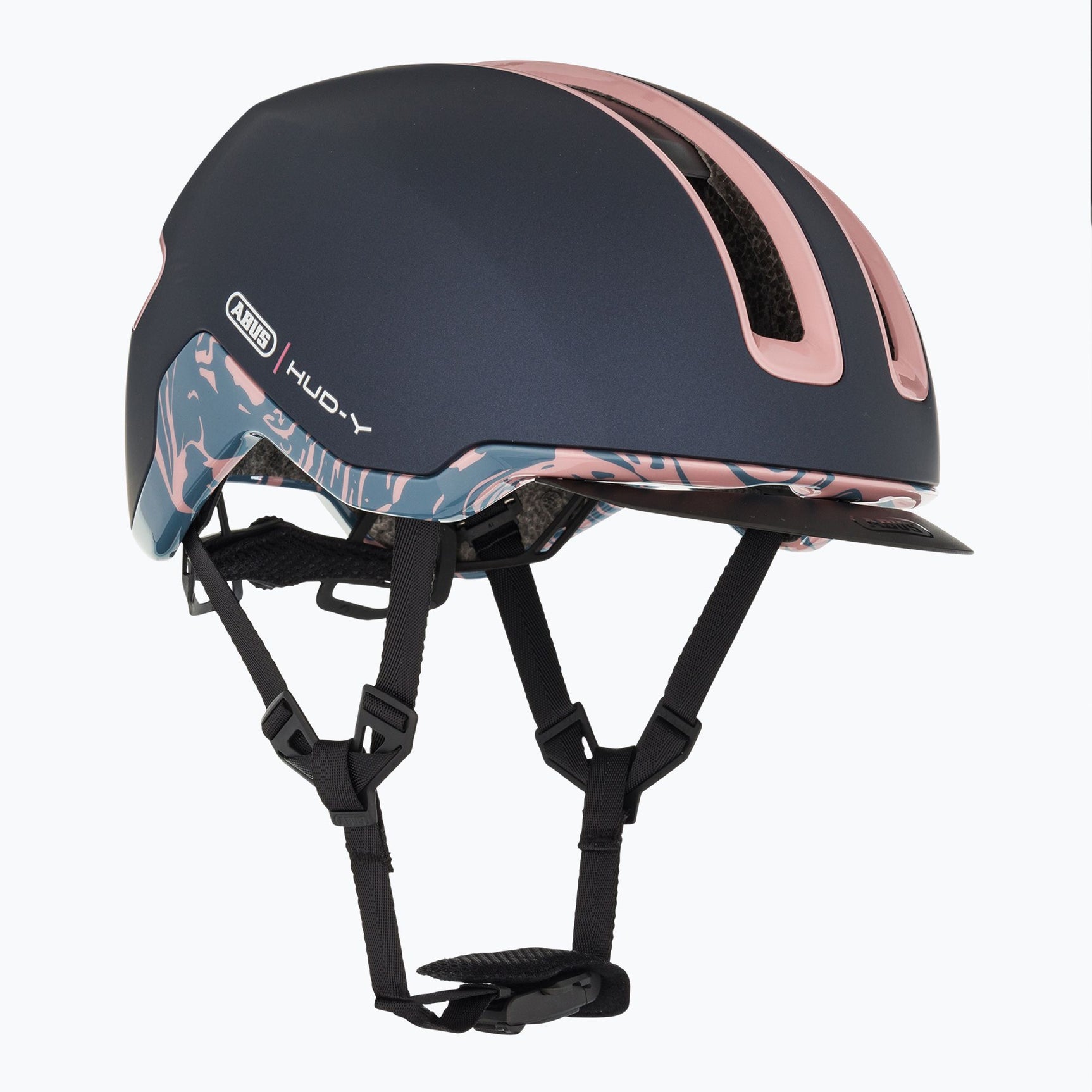 Kask rowerowy ABUS HUD-Y midnight blue roz. L (57-61cm)
