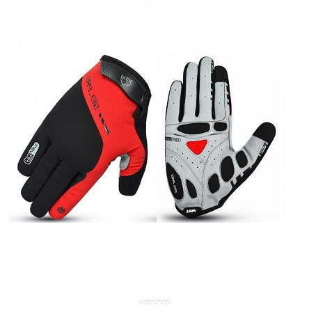 RĘKAWICZKI PROX DŁUGIE SUPREME CZERWONE M GEL PRO