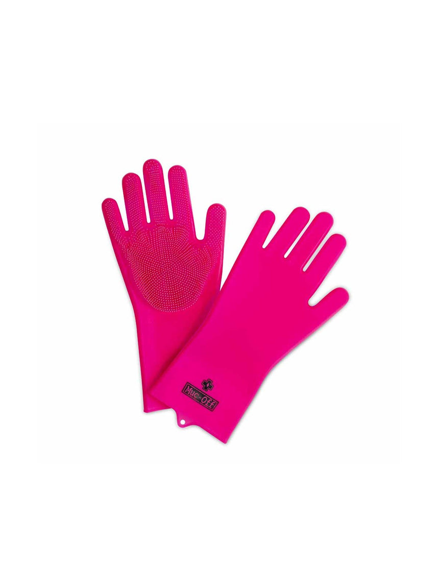 Mucc-off scrubber rękawice różowy, rozmiar M