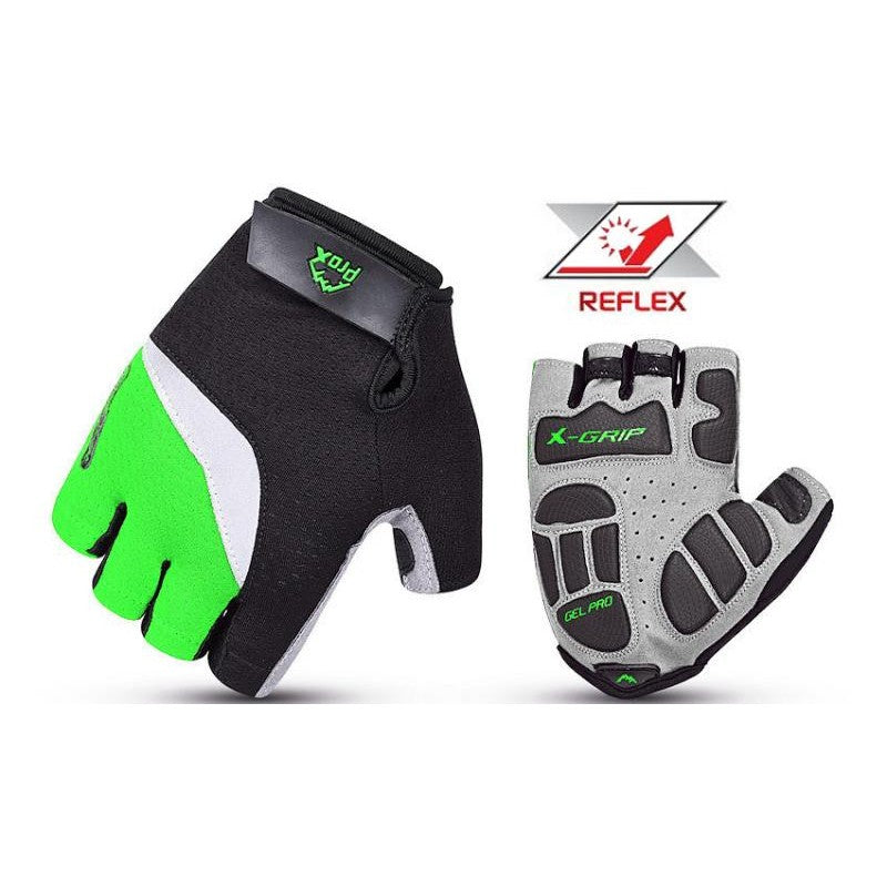 RĘKAWICZKI PROX KRÓTKIE ULTIMATE ZIELONE L GEL PRO, AIR VENT