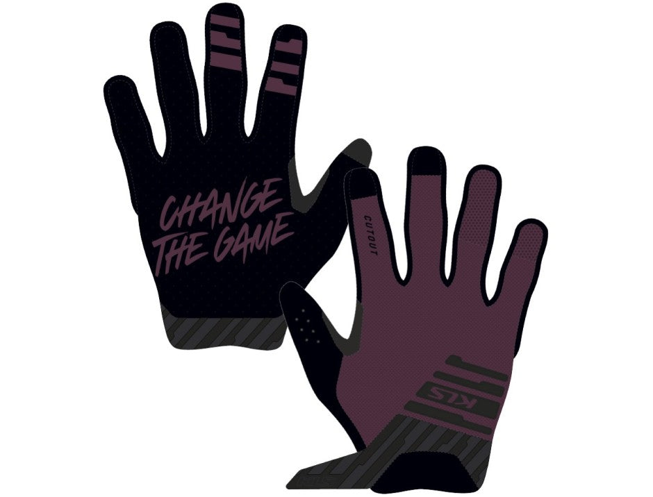 KLS Rękawice Cutout long wine M