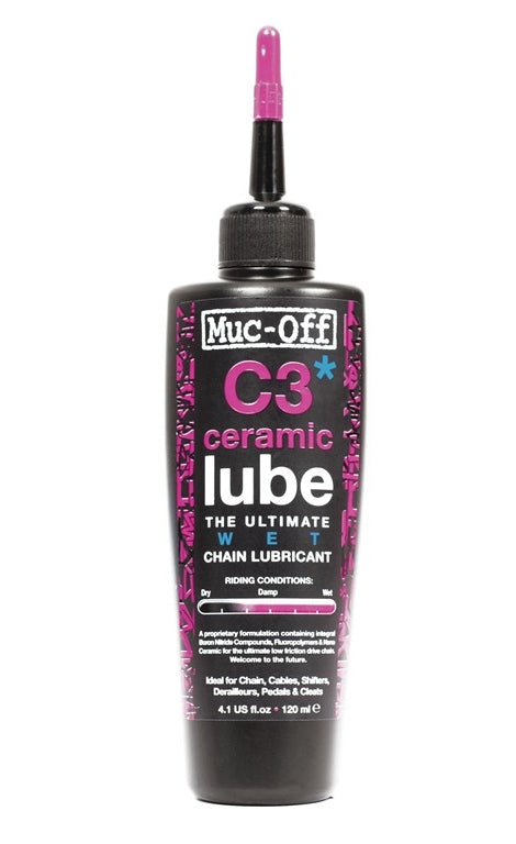 Smar do łańcucha C3 Wet Ceramic Lube Muc-Off 120 ml