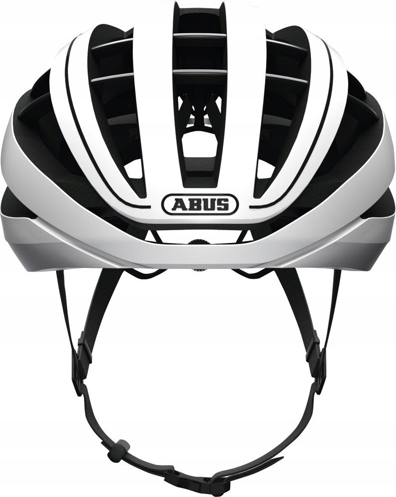 Kask rowerowy ABUS AVENTOR polar white, biały rozmiar M 54-58cm