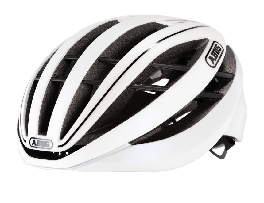 Kask rowerowy ABUS AVENTOR polar white, biały rozmiar M 54-58cm