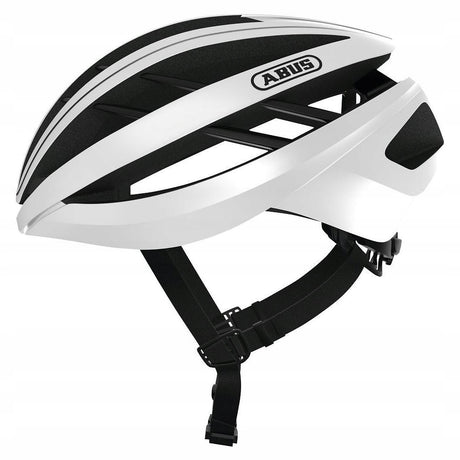 Kask rowerowy ABUS AVENTOR polar white, biały rozmiar M 54-58cm