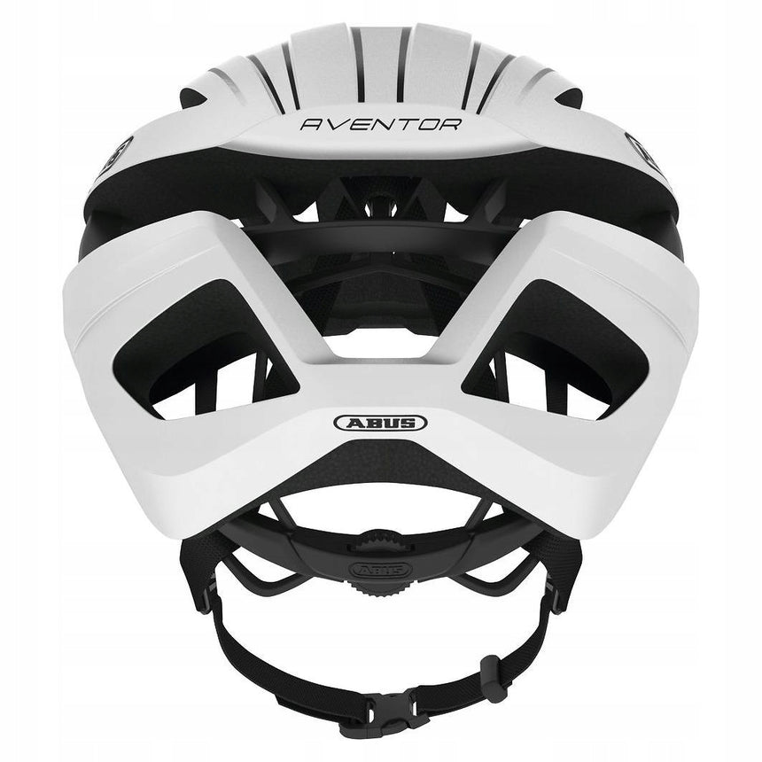 Kask rowerowy ABUS AVENTOR polar white, biały rozmiar M 54-58cm