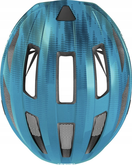 Kask rowerowy Abus Macator steel blue, niebieski rozmiar M 52-58cm