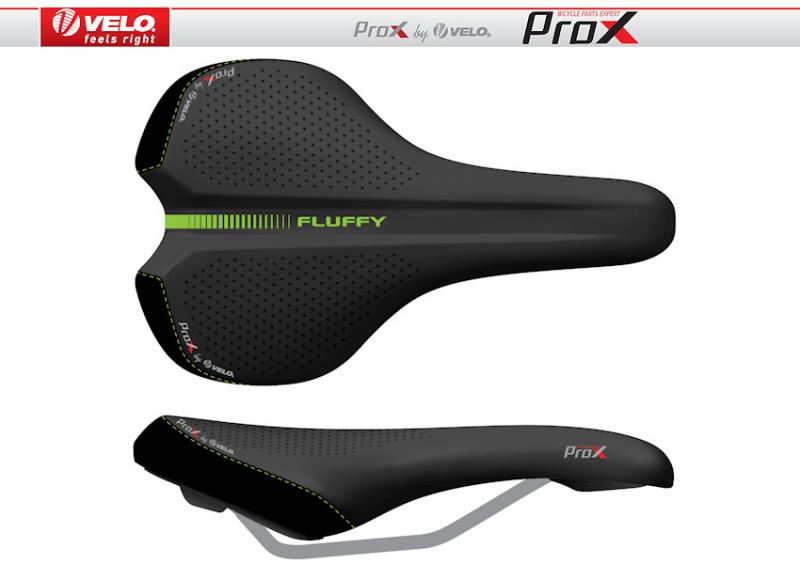 Siodełko rowerowe Velo Prox VL-3517 Fluffy Zielone